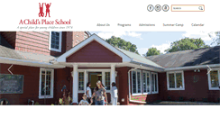 Desktop Screenshot of achildsplaceschool.com